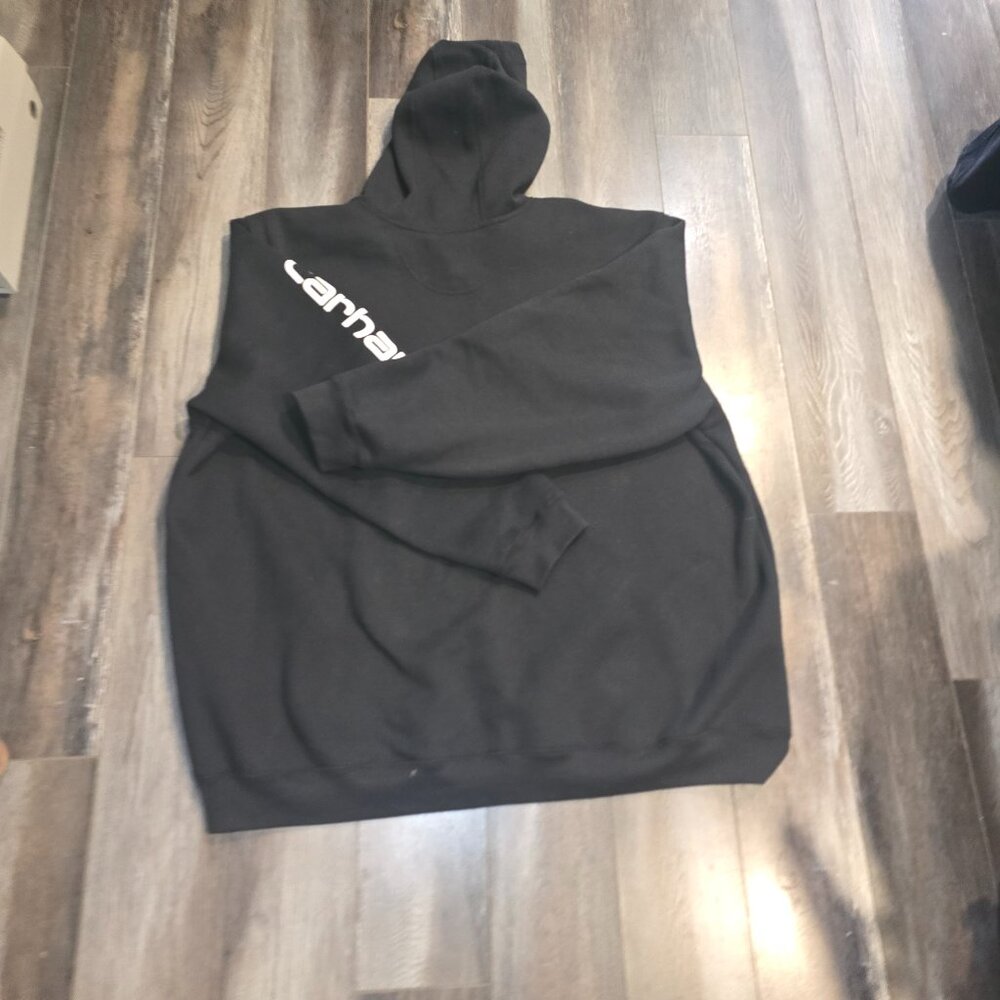 Carhartt Mens Fit Midweight Logo Sleeve Graphic Hoodie - Picture 8 of 8